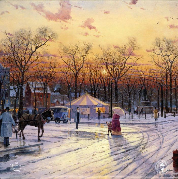 Фотообои и фрески на стену - живопись, улочки, дорога