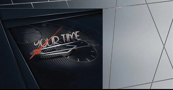 Фотообои на стену - наши работы, лофт, часы, трендовые, в мужской интерьер