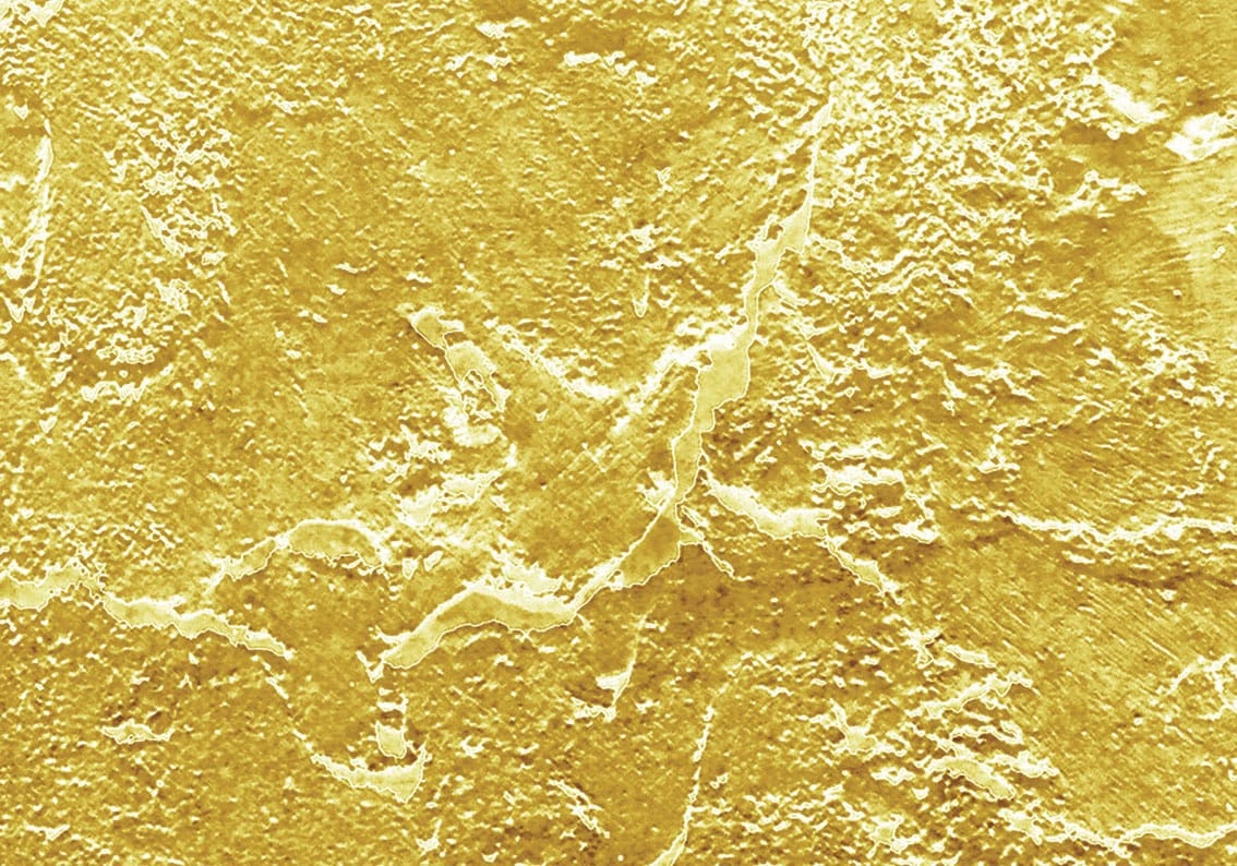 Фотообои на стену - поталь, золотая штукатурка