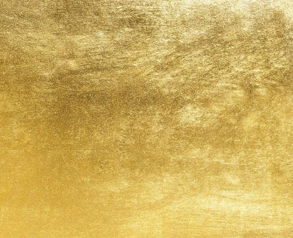 Фотообои на стену - поталь, золото темное