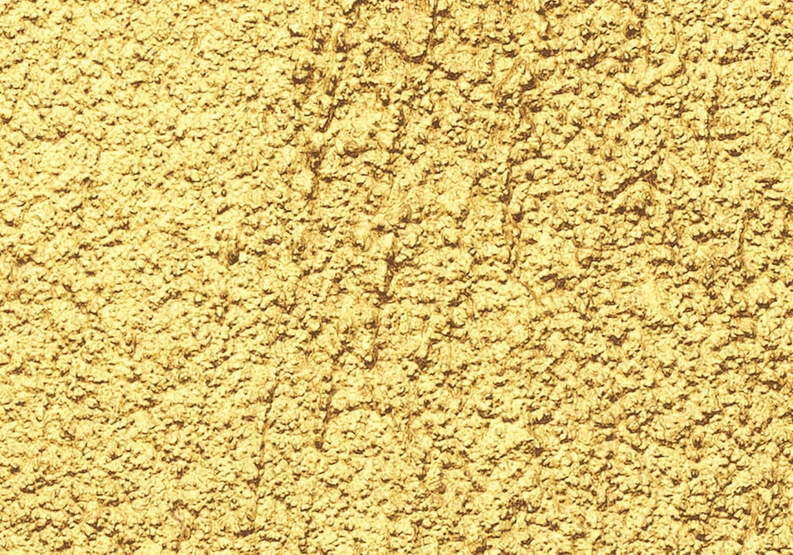 Фотообои на стену - поталь, золото, с рисунком штукатурки