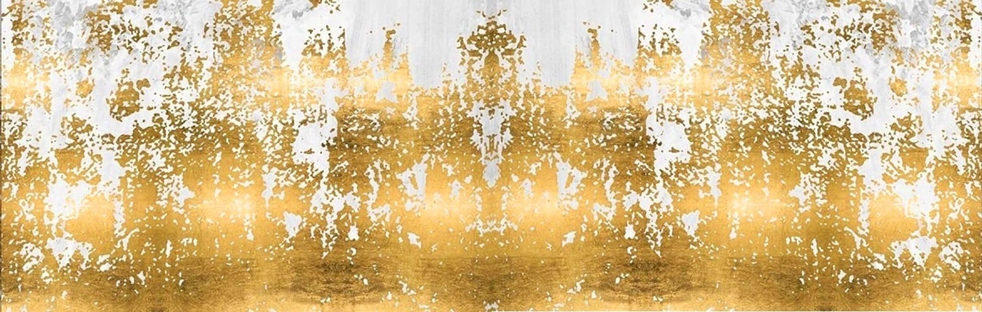 Фотообои на стену - поталь, золотые, горизонтальные