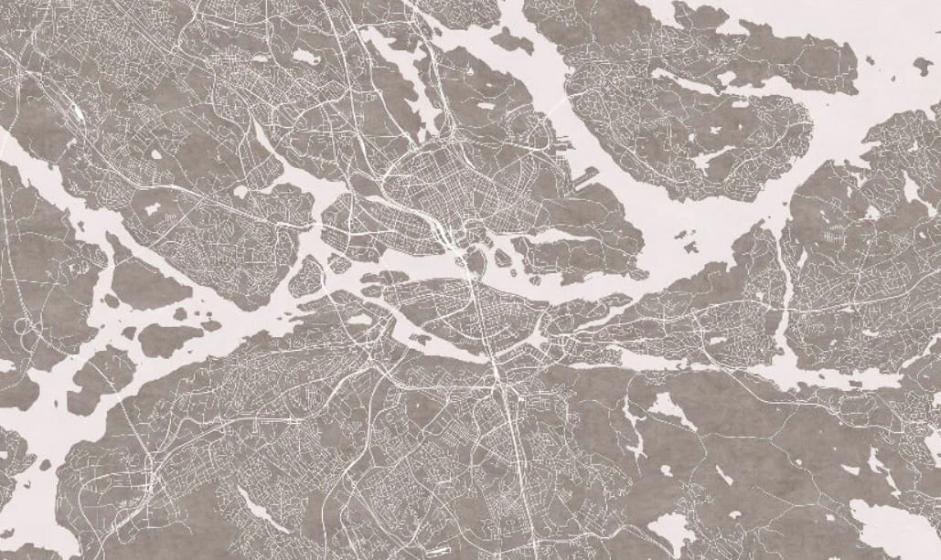 Фотообои на стену - современные, бежевые, карта, над столом