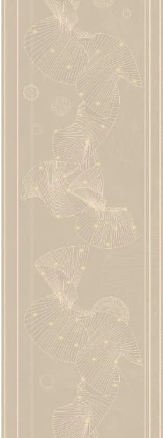 Фотообои на стену - графика, бежевые, узоры, векторные, вертикальные