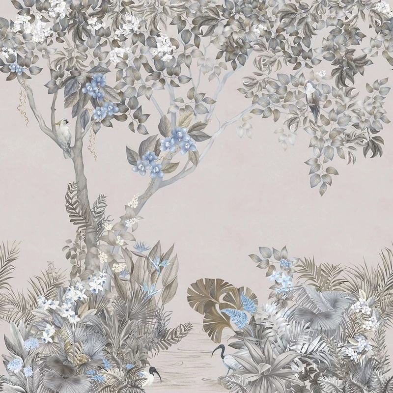 Фотообои на стену - наши работы, тропики, тропические листья