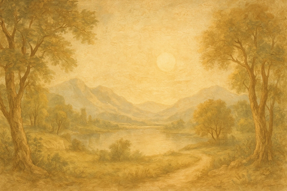 Фотообои на стену - пейзаж, классический стиль, Тоскана, винтажный декор, средиземноморский вид, деревенский пейзаж, природа, романтичная сцена, распродажа