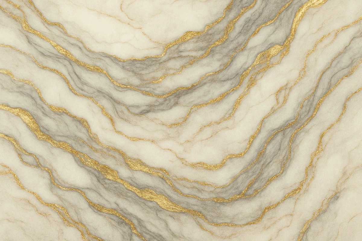 Фотообои на стену - золото, мрамор, абстракция, роскошь, минимализм, декоративный узор