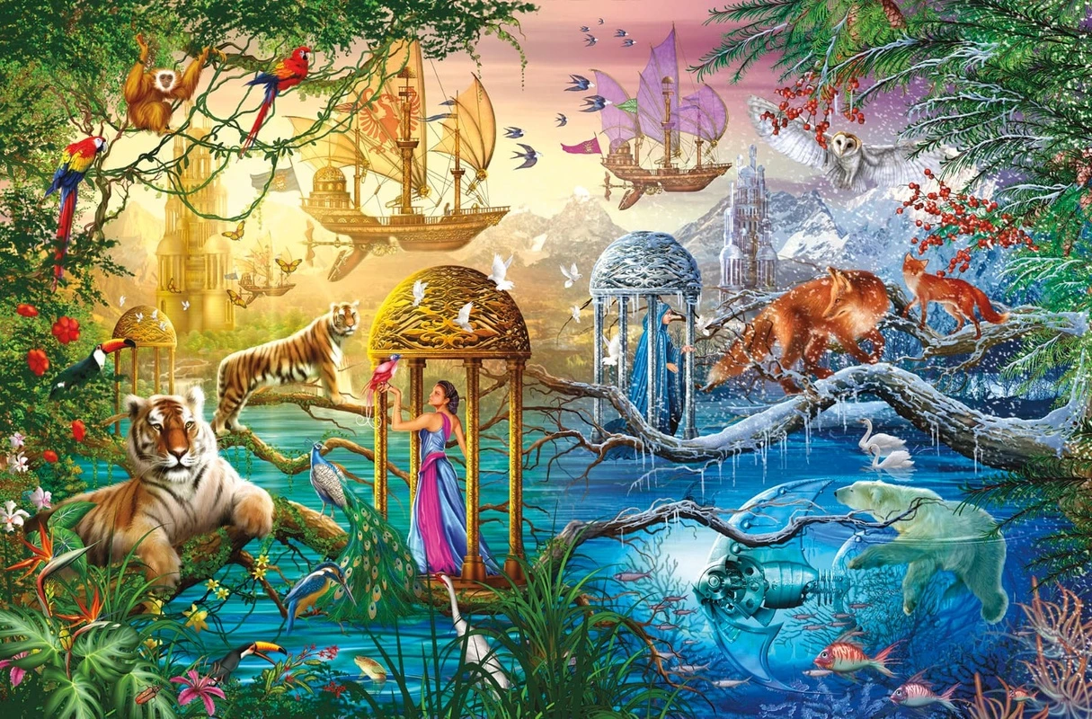 Фотообои и фрески на стену - детские, в детскую комнату, сказочные обои, обои сказочные персонажи, обои восточная сказка