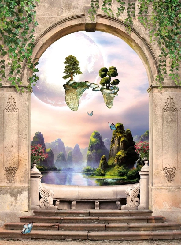 Фотообои и фрески на стену - детские, в детскую комнату, арка сказочная