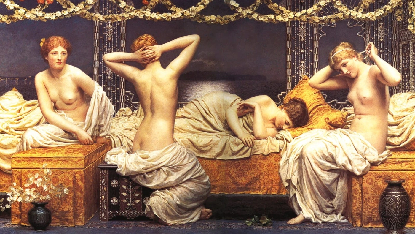 Фотообои и фрески на стену - люди, картины, девушки, обнаженные