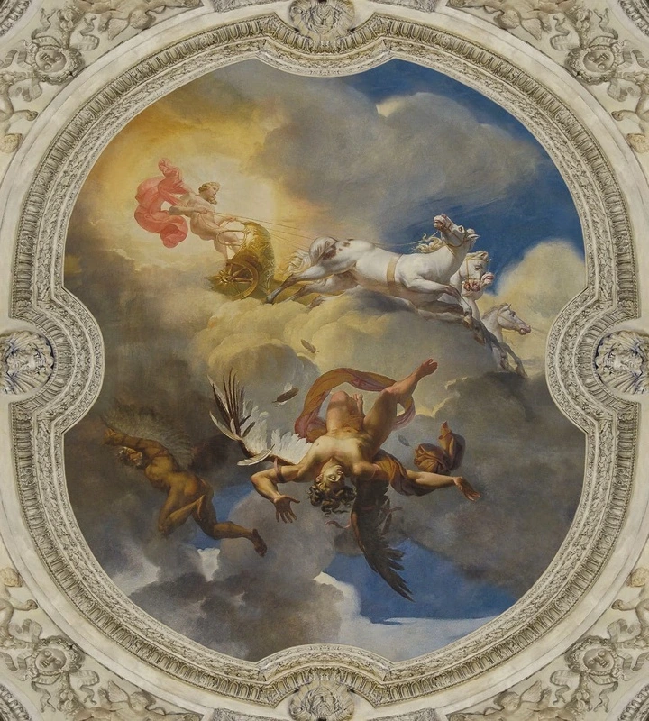 Фотообои и фрески на стену - потолок, люди, живопись, классика