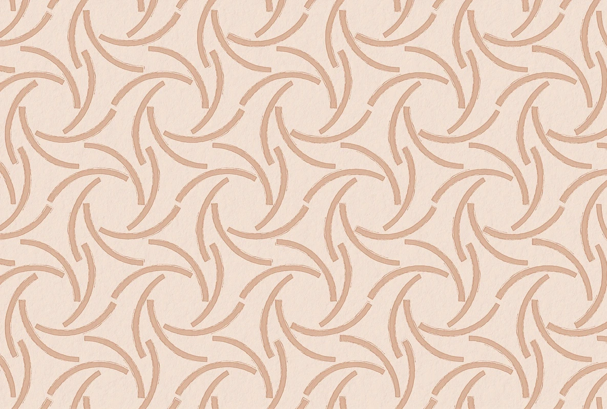 Фотообои на стену - розовый фон, узор, полукруги, геометрия, симметрия, декоративные, абстракция, современный стиль