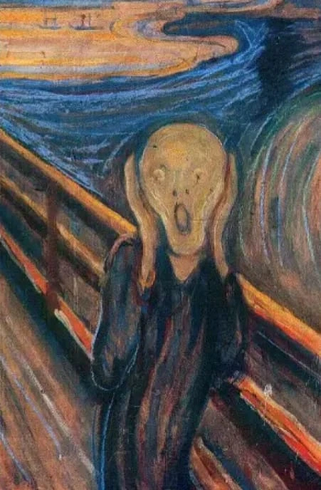 Фотообои на стену - картины, крик