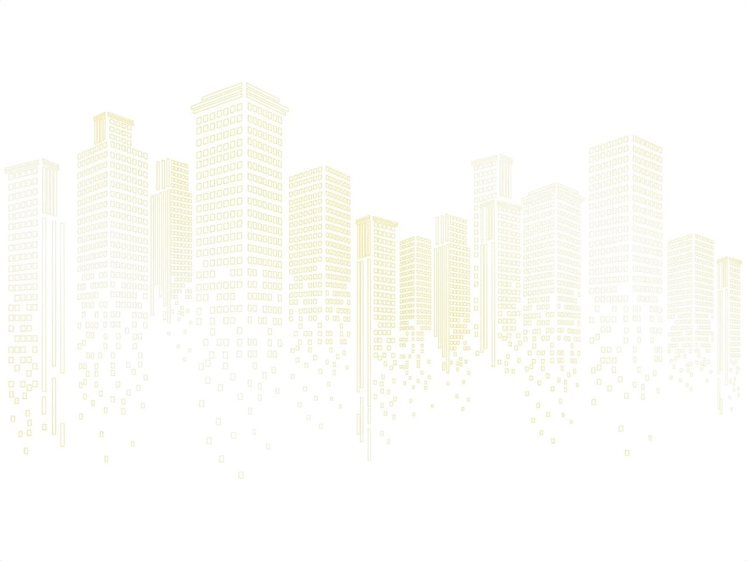 Фотообои на стену - графика, обои с золотом, золотые линии, линии геометрия, мегаполис