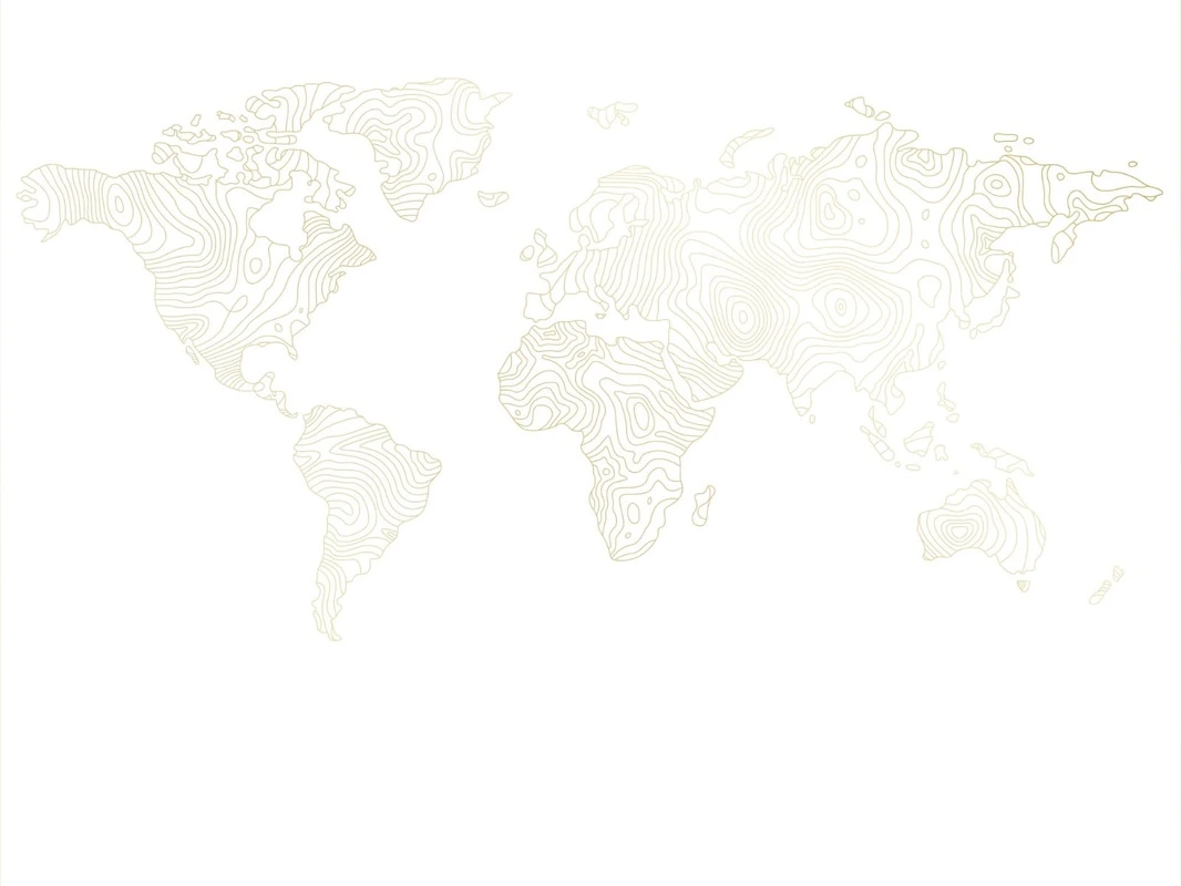 Фотообои на стену - графика, обои с золотым рисунком, линии, золотые линии, золотые карты, карта мира