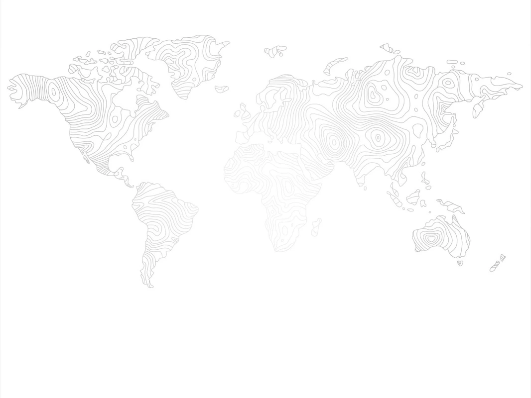 Фотообои на стену - графика, серые, линии, карта
