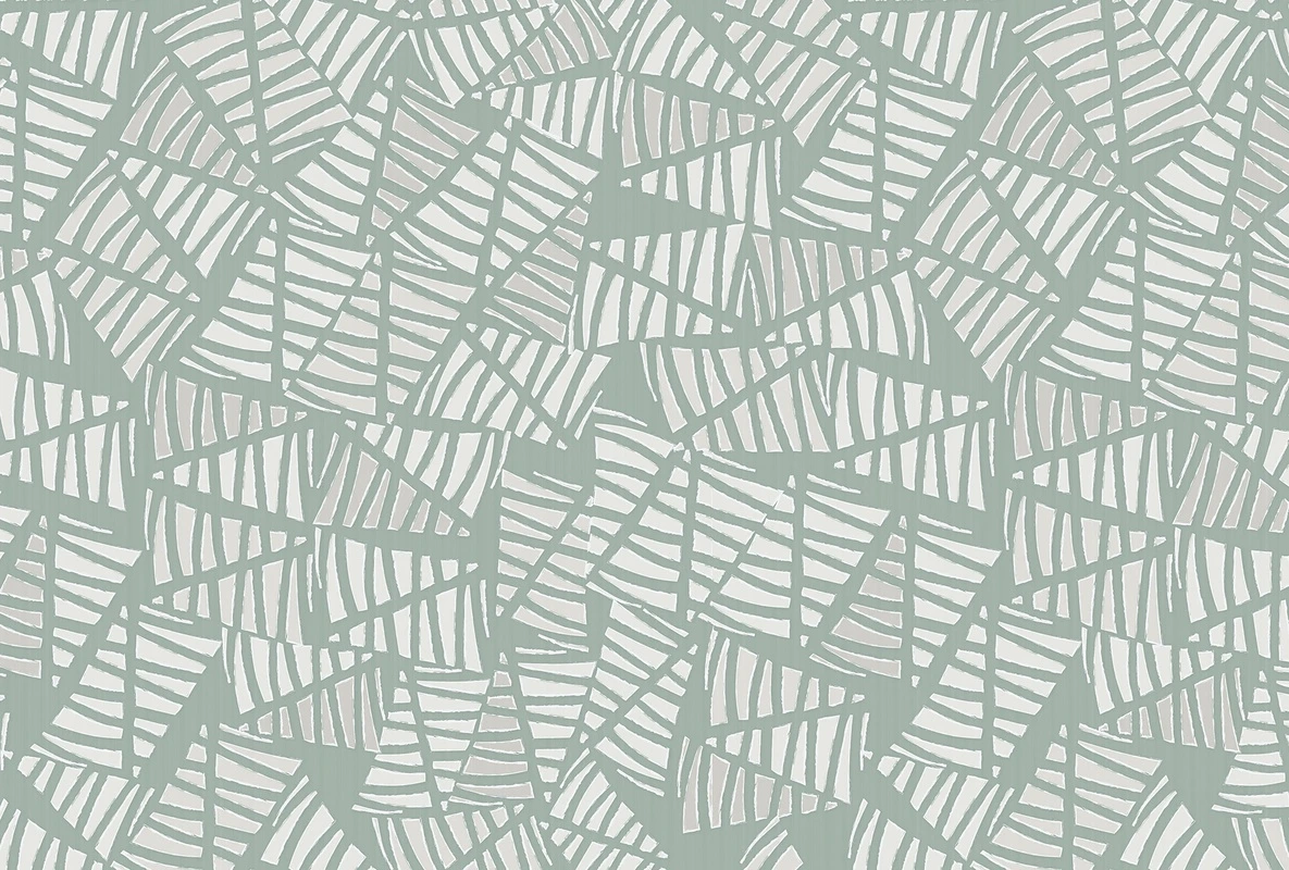 Фотообои на стену - зелёные, абстракция, графические, современные, геометрия