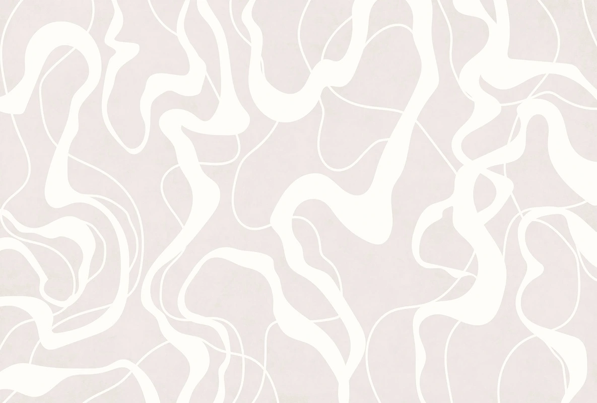 Фотообои на стену - розовые, расширяющие пространство, абстракция, для спальни, современные, извилистые линии, декоративные, для прихожей