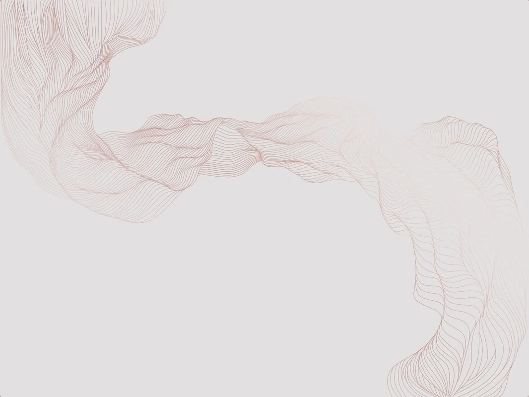 Фотообои на стену - графика, медные обои, вуаль