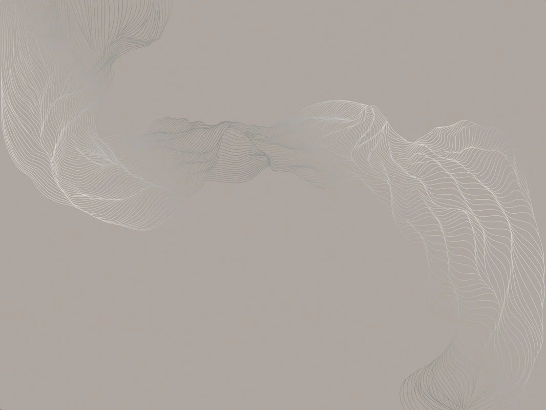 Фотообои на стену - графика, линии, с серебром, обои с серебром, обои с серебром для стен, бежевые, коричневые, вуаль