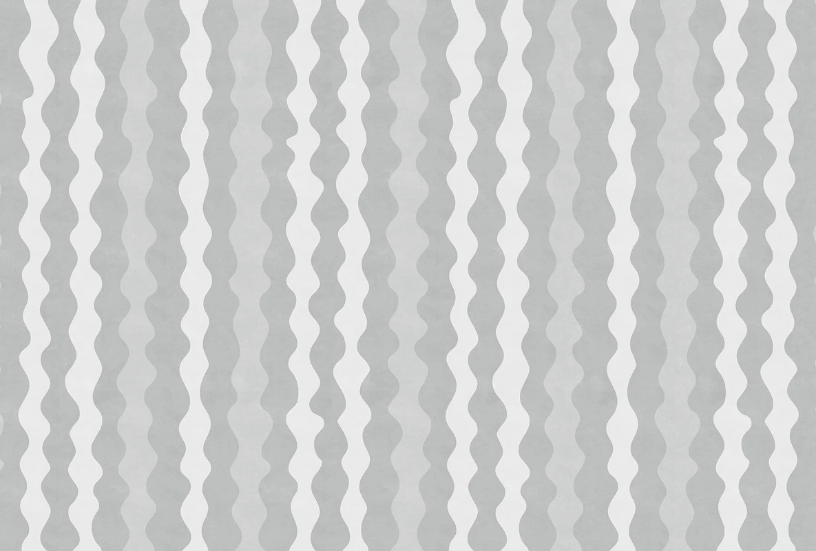 Фотообои на стену - волны, серые, белые, вертикальные полосы, абстракция, минимализм, узор, фон, современный стиль, нейтральные, стильные, для ванной, в кухню, для офиса, декоративные