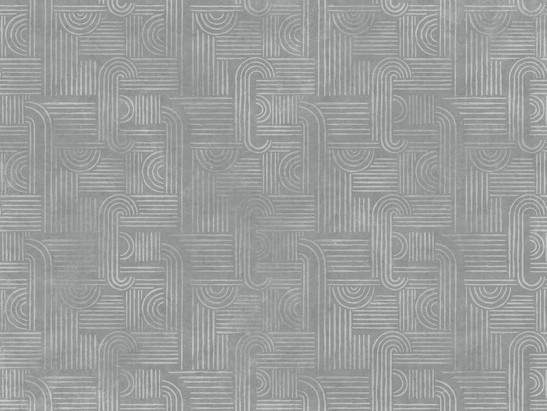 Фотообои на стену - серые, геометрия, линии, дуги, узор, графика, минимализм, абстракция, современные, стильные, фон, нейтральные, для офиса, в ванную, для кухни