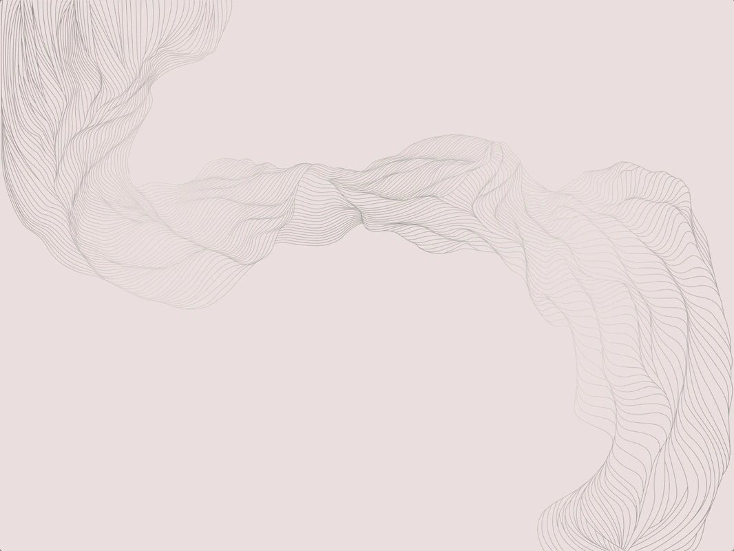 Фотообои на стену - графика, розовая, светлая, обои с серебром, вуаль