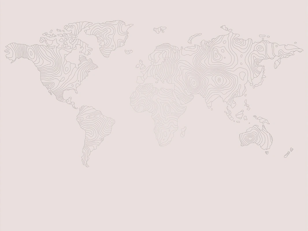 Фотообои на стену - графика, розовая, светлая, с серебром, обои с серебром, карта мира, карта