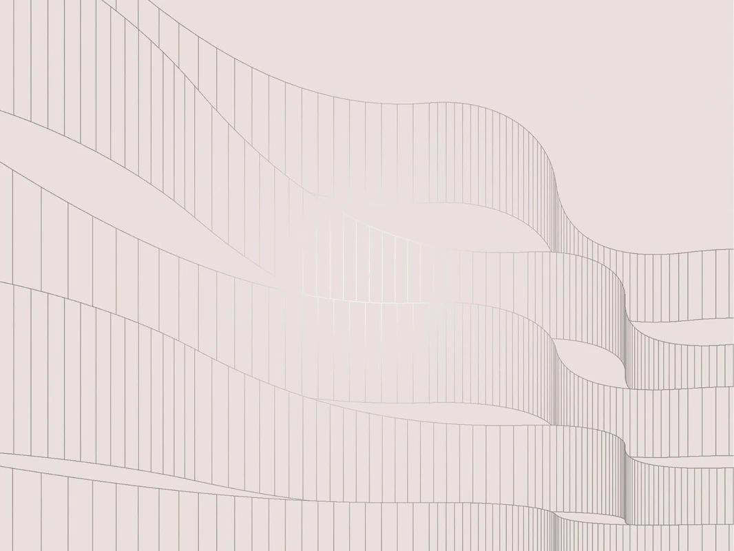 Фотообои на стену - графика, розовая, светлая, с серебром, обои с серебром, ленты