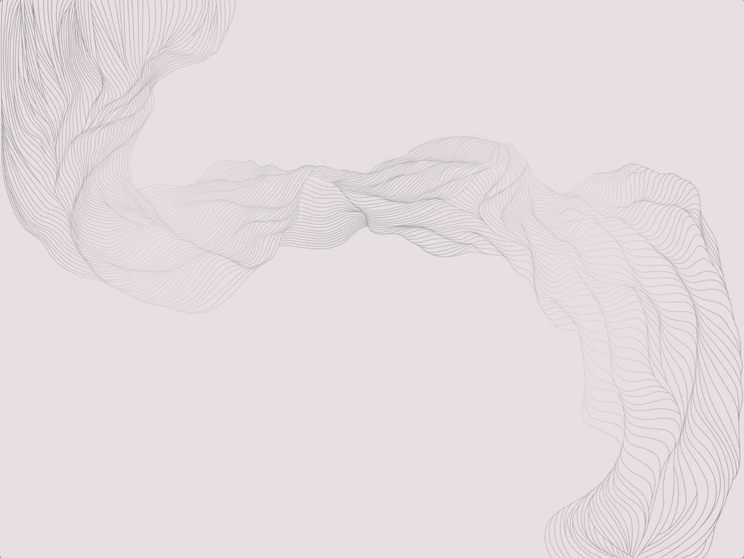 Фотообои на стену - графика, светлая, белая, розовая, с серебром, вуаль, серебряные линии, обои с серебром