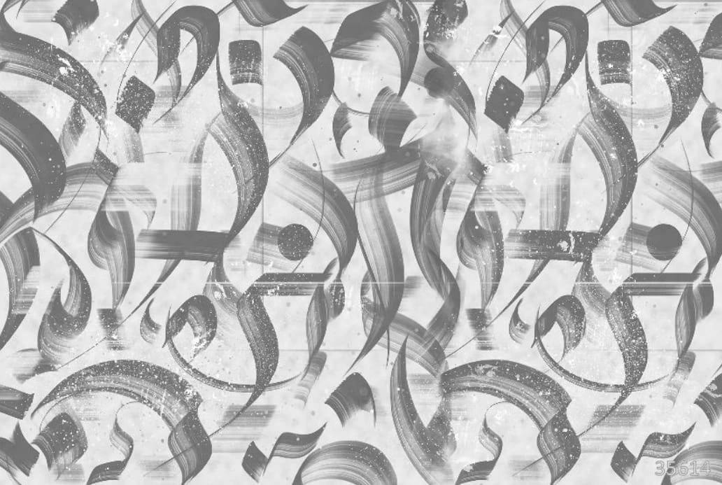 Фотообои и фрески на стену - абстракция, абстрактные, абстракция на стену, светлая, светло серая