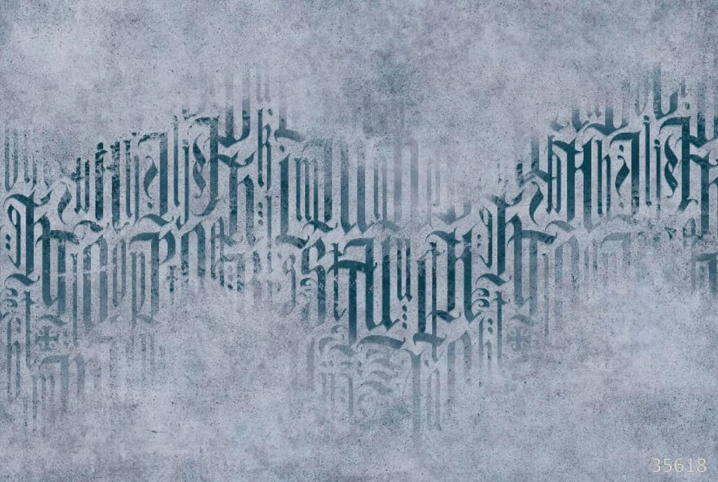 Фотообои на стену - абстракция, абстрактные, абстракция на стену, серо-синяя, синяя, голубая