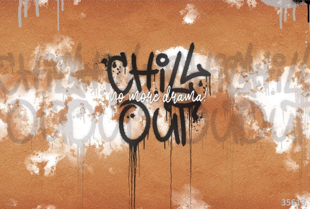 Фотообои на стену - абстракция, абстрактные, абстракция на стену, рыжие, рыже-белые, с черным