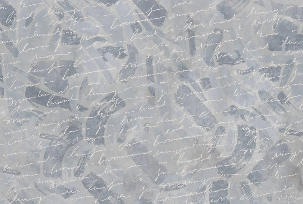 Фотообои и фрески на стену - абстракция, абстрактные, абстракция на стену, серо-голубая, с текстом, текст, слова