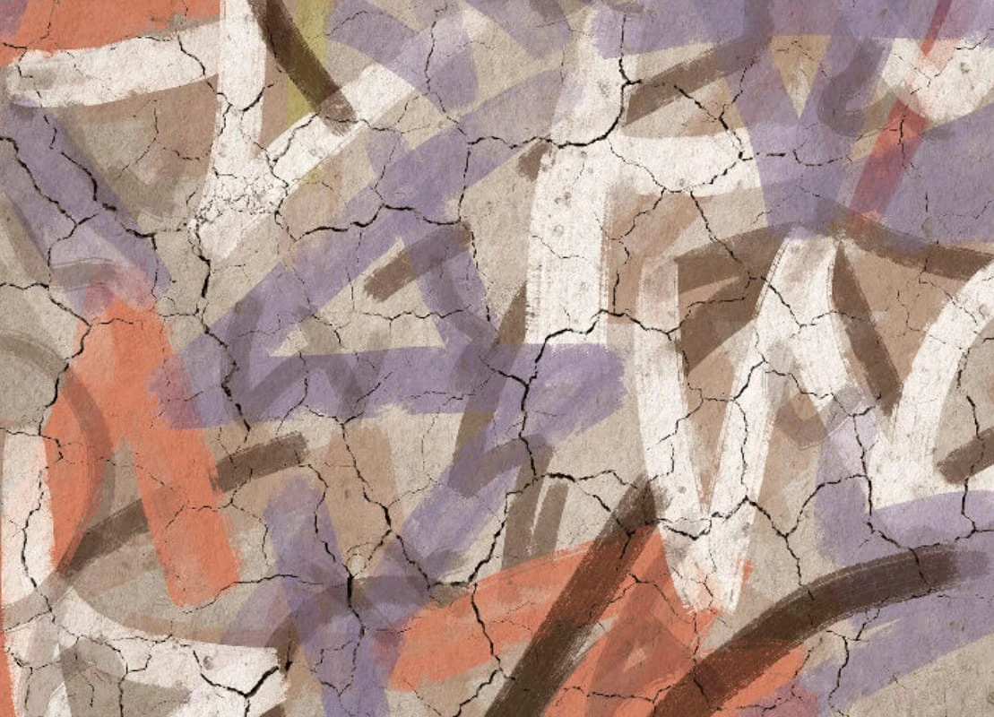 Фотообои и фрески на стену - абстракция, абстрактные, абстракция на стену, бежевая, сиреневая, рыжая, белая, черная