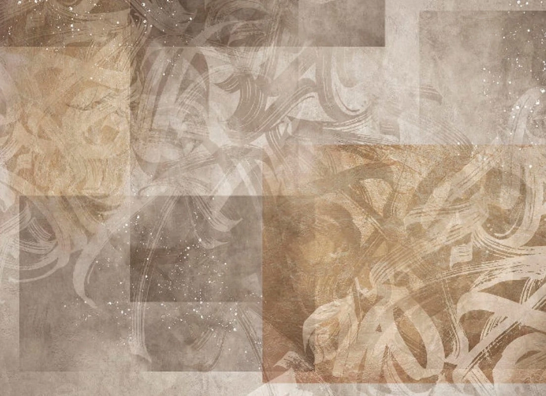 Фотообои на стену - абстракция, абстрактные, абстракция на стену, бежево-коричневая, лофт