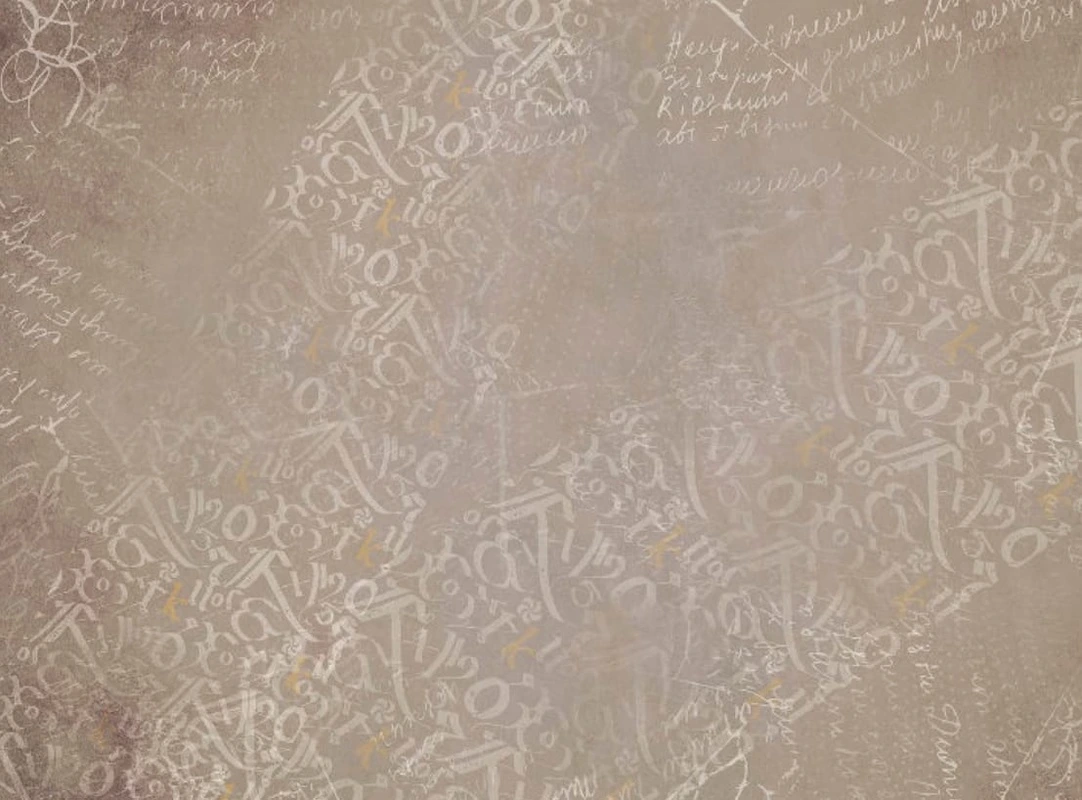 Фотообои и фрески на стену - абстракция, абстрактные, абстракция на стену, лофт, бежевые, бежевая, буквы, слова