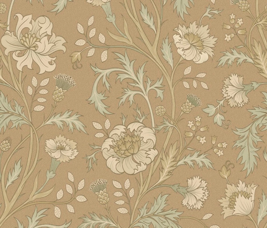 Фотообои на стену - минимализм, узоры, с цветами, бежевые, кремовые