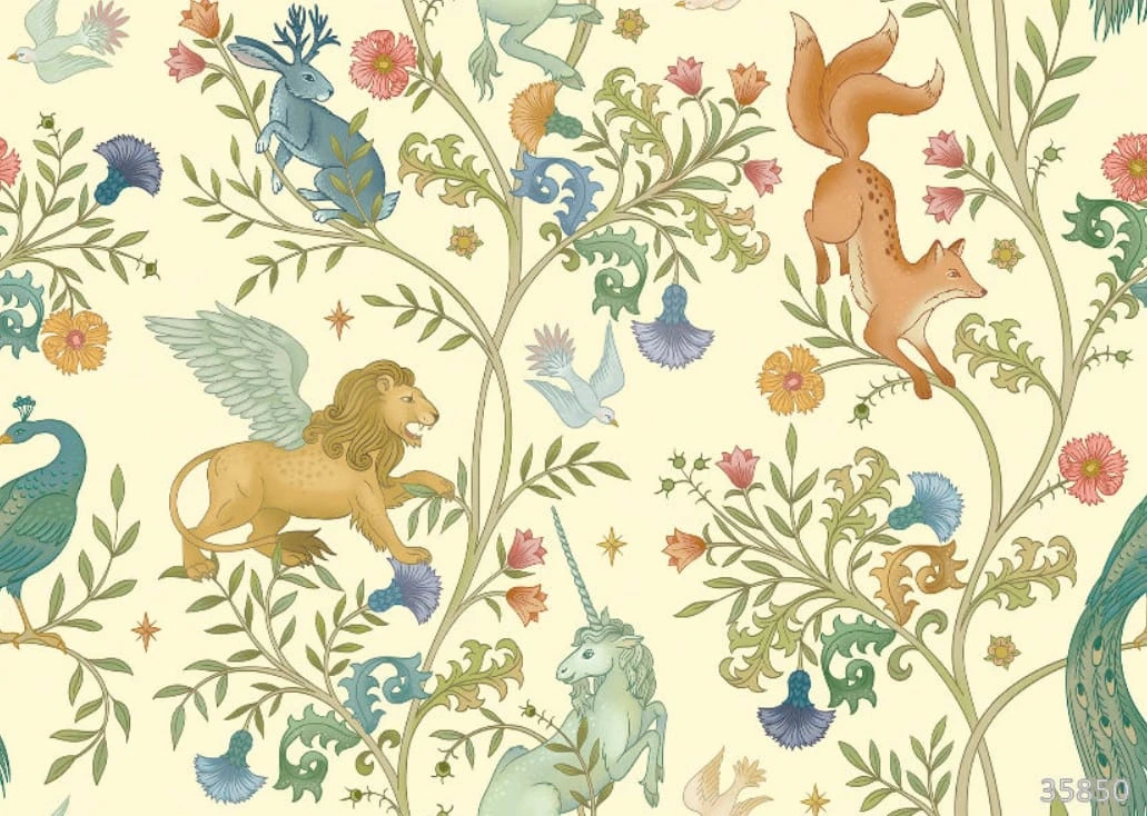 Фотообои на стену - в детскую комнату,  минимализм,  аниме обои звери, картинки обоев  звери, обои со зверюшками, обои зверюшки, обои с животными, красивые обои зверей