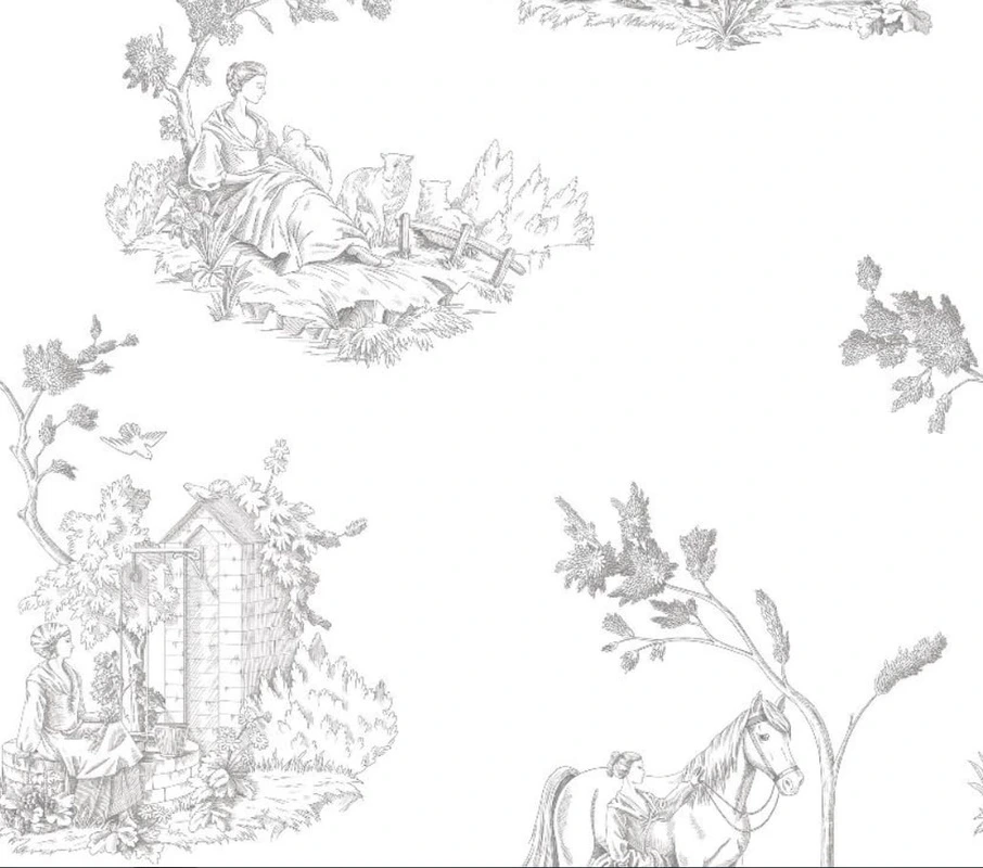 Фотообои и фрески на стену - графика, нежная, девушки, серая, бело-серая, на белом фоне, стильные, стильные обои фреска флизелиновые купить