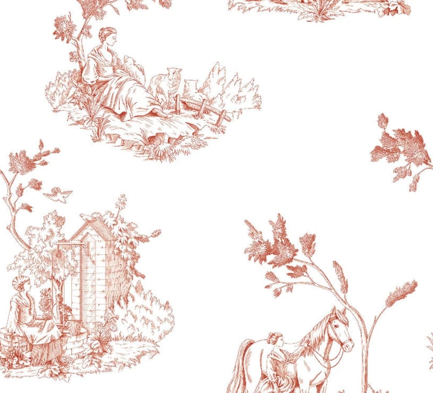 Фотообои и фрески на стену - графика, нежная, девушки, природа, коричневые, на белом фоне