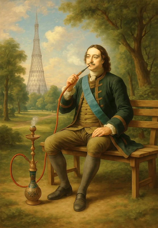 Фотообои на стену - наши работы, петр первый, в ресторан