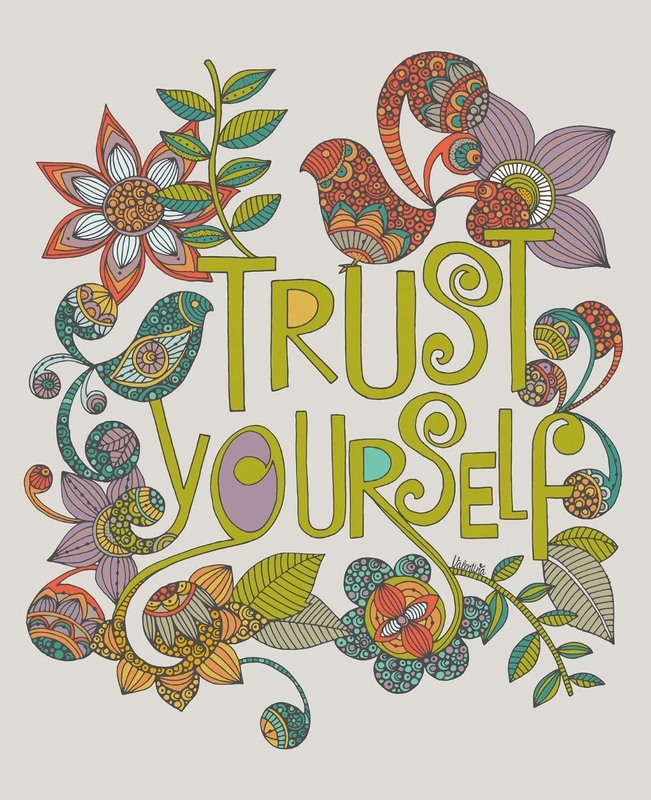 Фотообои на стену - цветы, графические, с текстом, позитивные, позитивные аффирмации