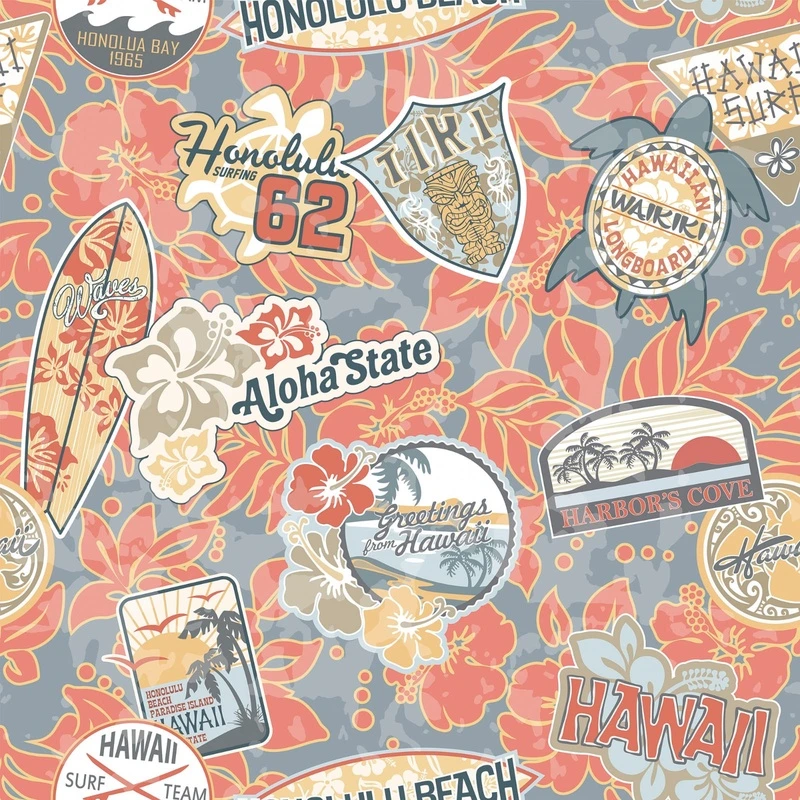 Фотообои на стену - графика, текст, слова, оранжевая