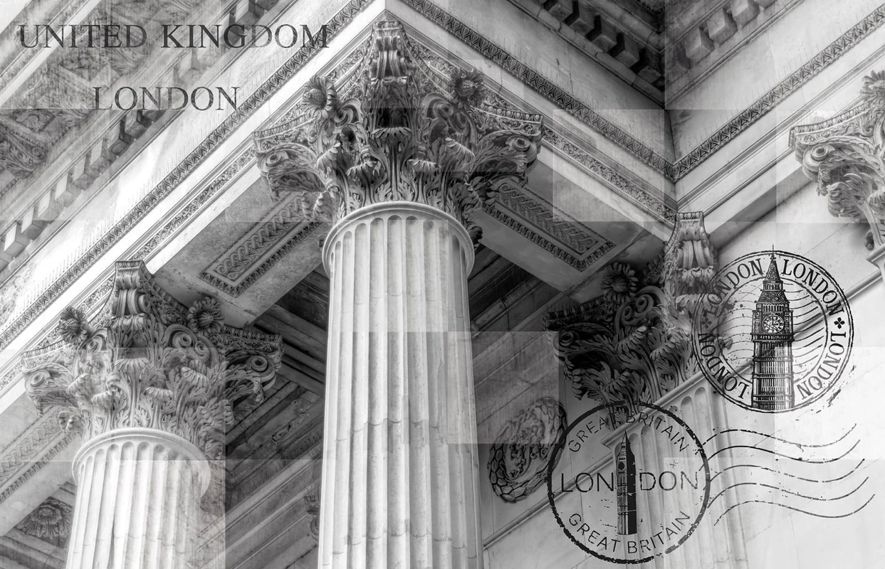 Фотообои на стену - классика, архитектура, колонны, коринфские