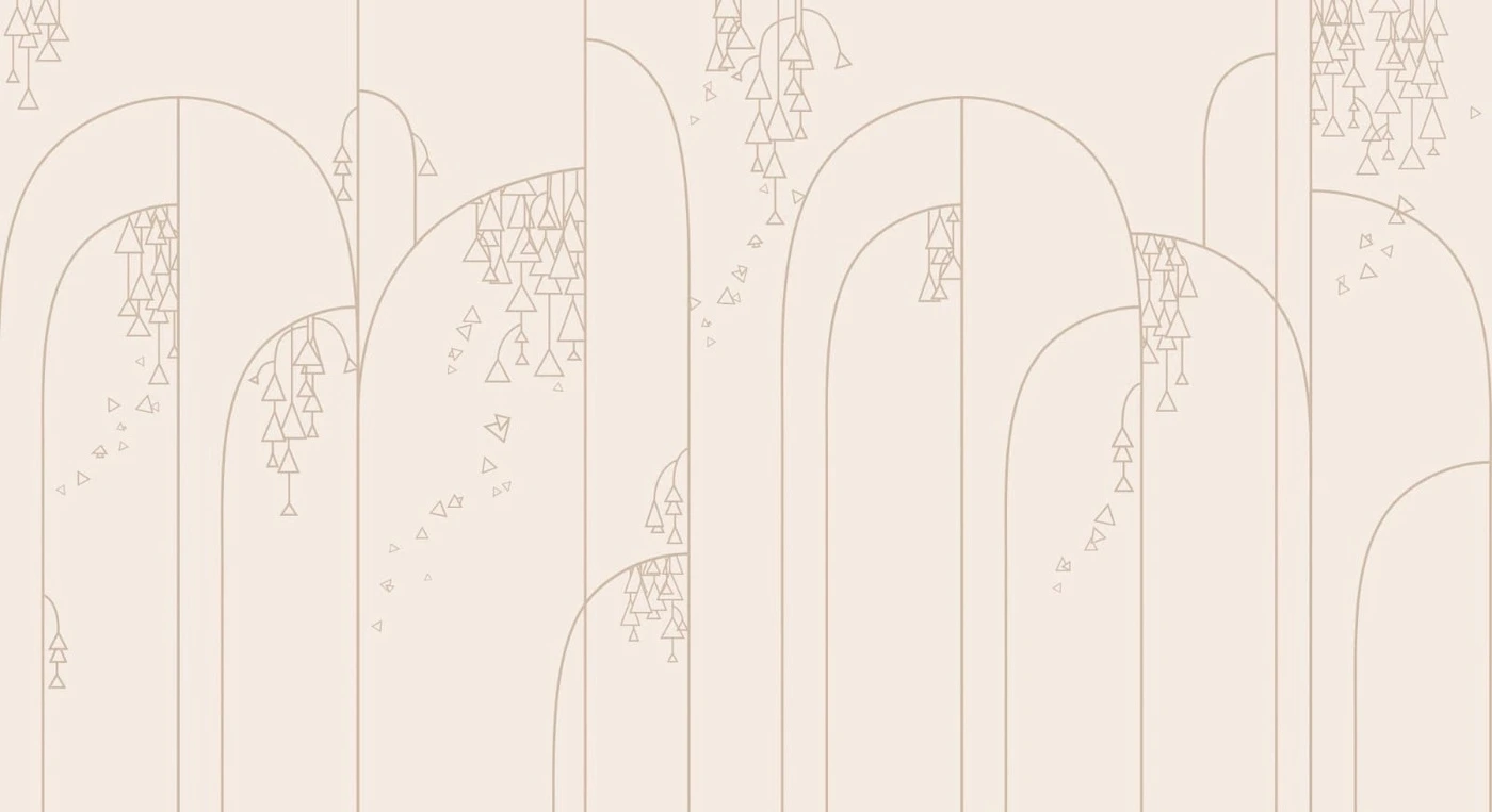 Фотообои на стену - графика, бежевая, бежевые линии, вертикальные