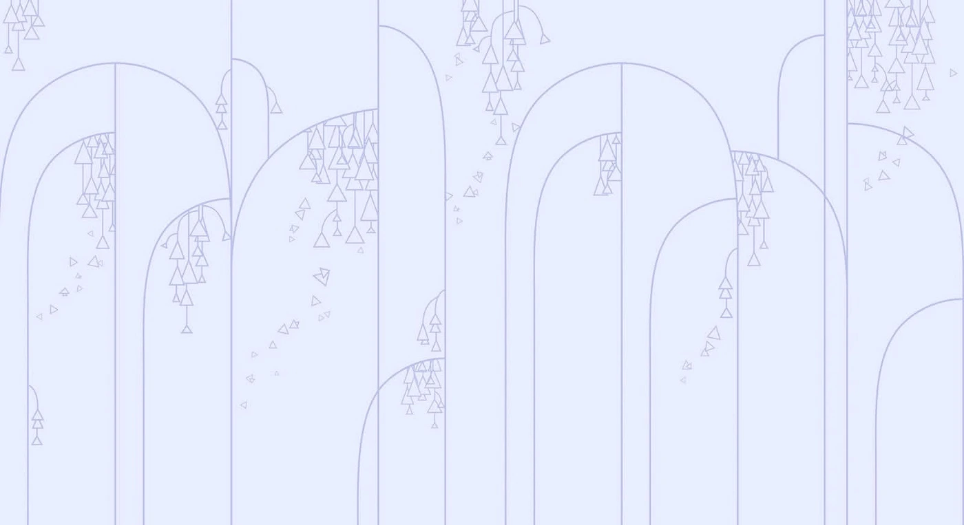 Фотообои на стену - графика, светло сиреневая, вертикальные линии