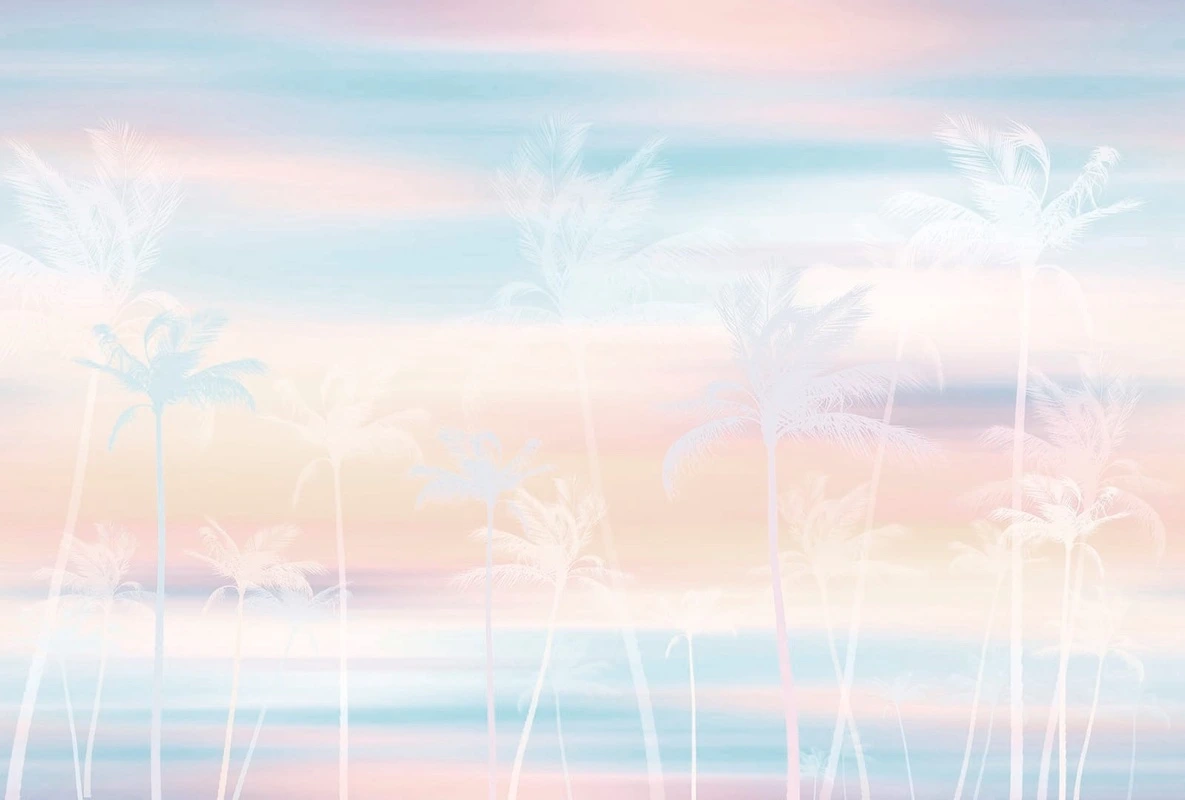 Фотообои на стену - пейзаж, морской, релакс, голубая, море и небо