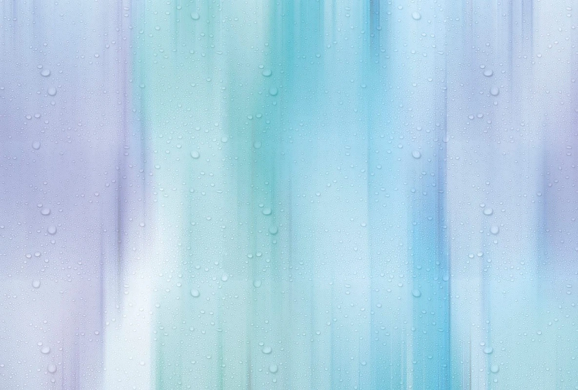 Фотообои на стену - флюиды, сиренево-голубая, яркая, смешение красок