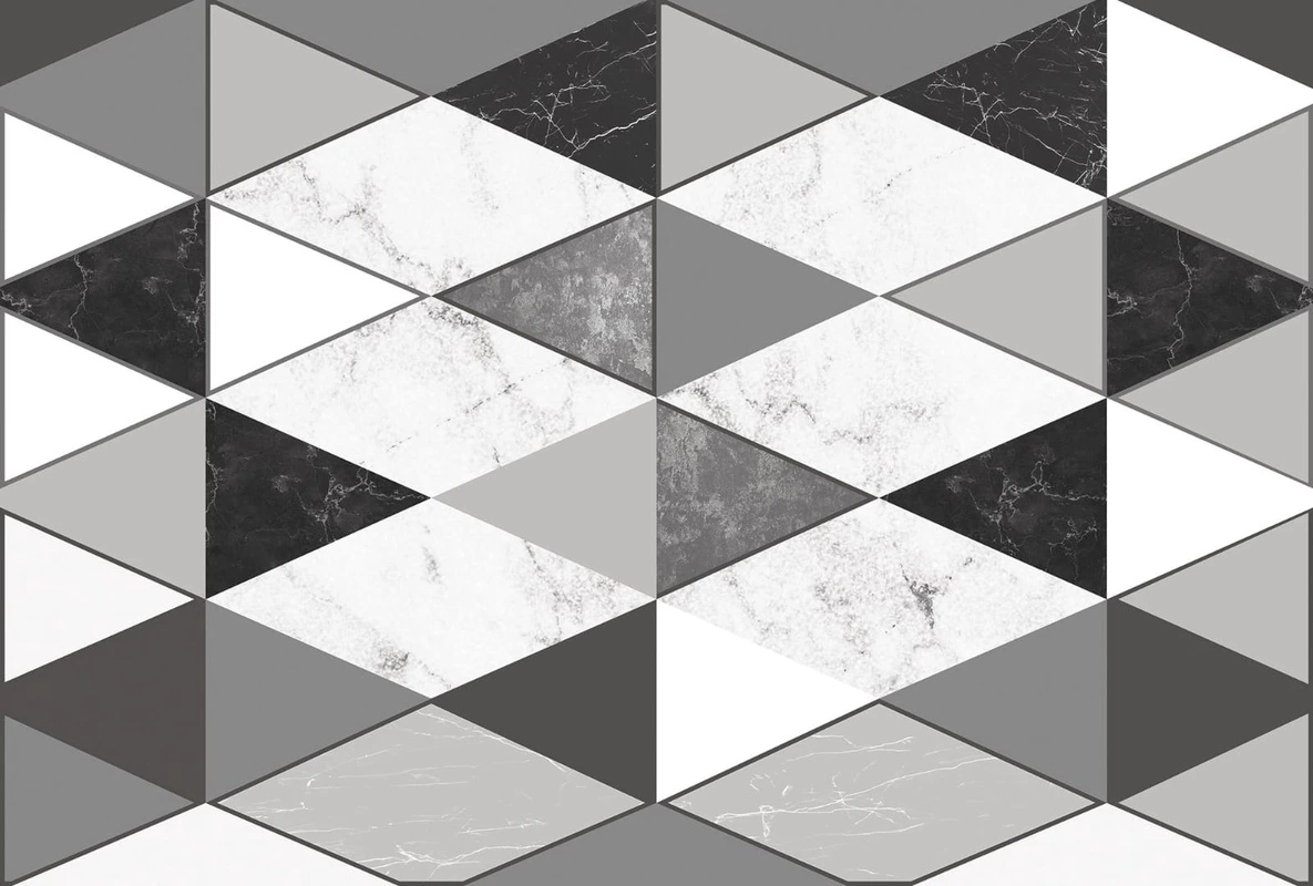 Фотообои и фрески на стену - геометрия, черно-белые